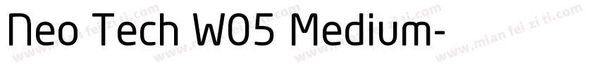Neo Tech W05 Medium字体转换